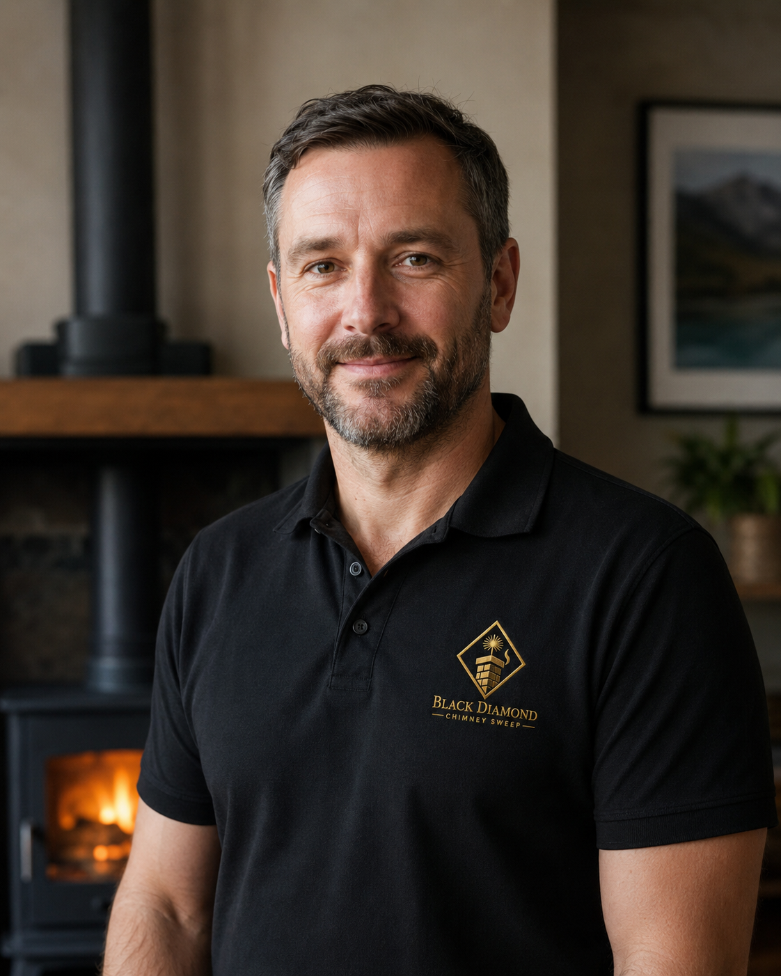 Tom Hutchinson, HETAS-registered chimney sweep in Newcastle